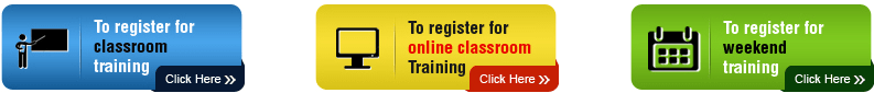 Classroom, Online Weekend Training