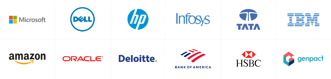 List of companies where professionals have participated in trainings at AADS Education